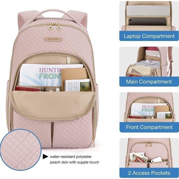 ?deto\'s Backpacks School for Women Pink main image 6